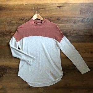 Fitz + Eddi color block turtle neck